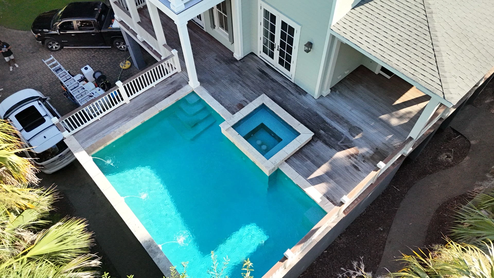 Charleston Deck Restoration — Close-up detail